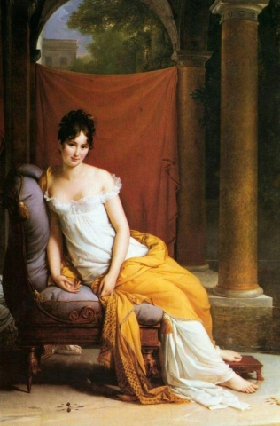 Fran Ois Gerard Retrato de Juliette Recamier