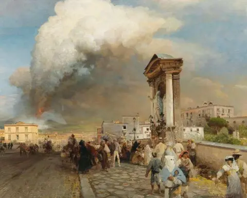 Der Ausbruch Des Vesuvs 1890 年维苏威火山爆发