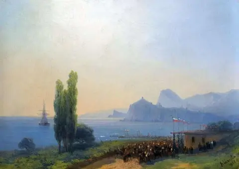 Императорский прием в Судаке 1867 г.