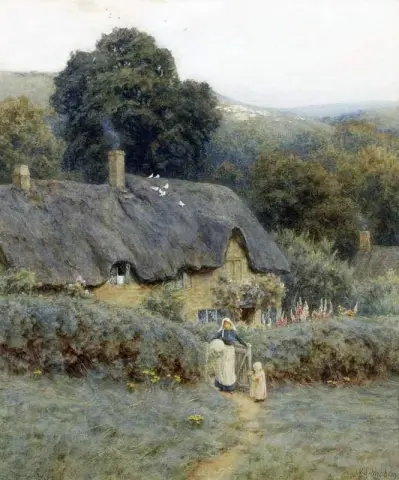 Gloucestershiren mökki Cotswold Hillsin alla S.d.