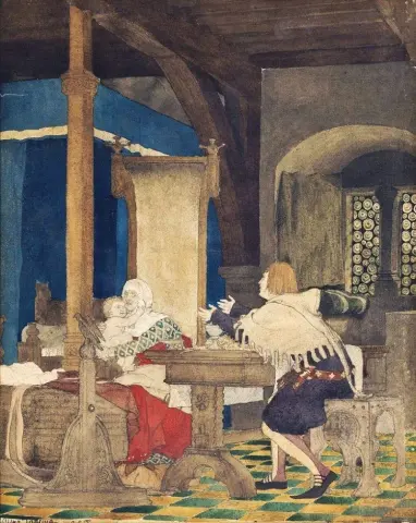 Un interior del siglo XIV