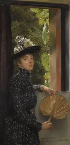 Neiti Agnes Marksin muotokuva 1890