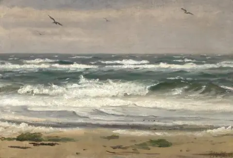 Het breken van de golven bij Skagen S Nderstrand 1913