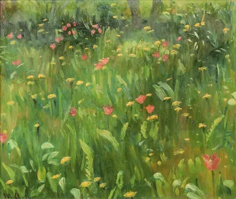 نمط من Ancher S Garden 1916