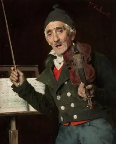 Der Geigenlehrer ca. 1875-90
