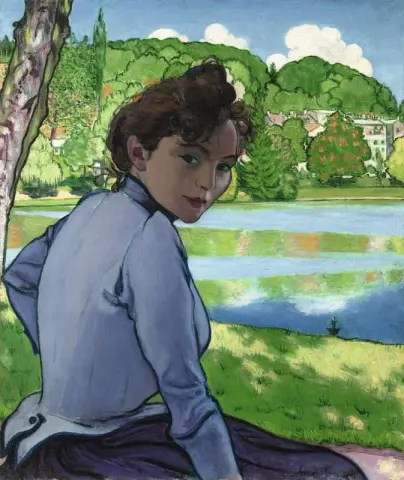 Nainen veden äärellä 1889