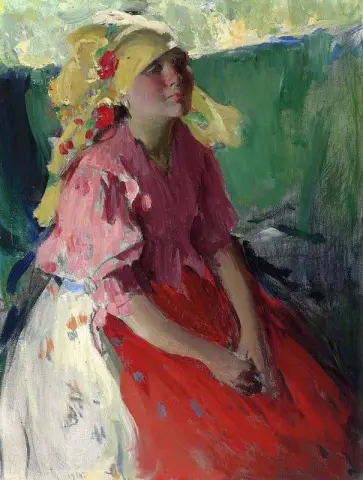 Jonge boerin 1915