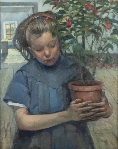 Mädchen mit Fuchia S