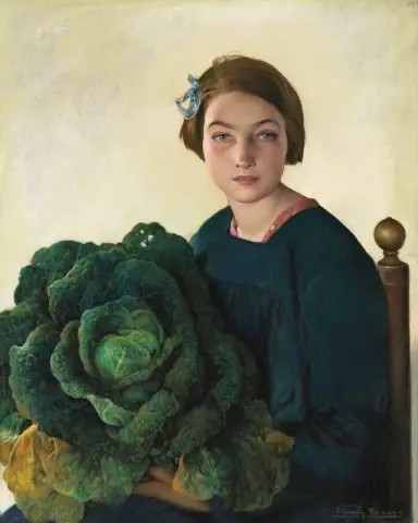 Das junge Mädchen und der Kohl, ca. 1903