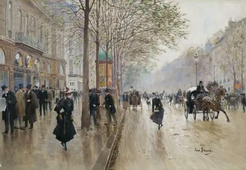 Scene Boulevard Des Italians