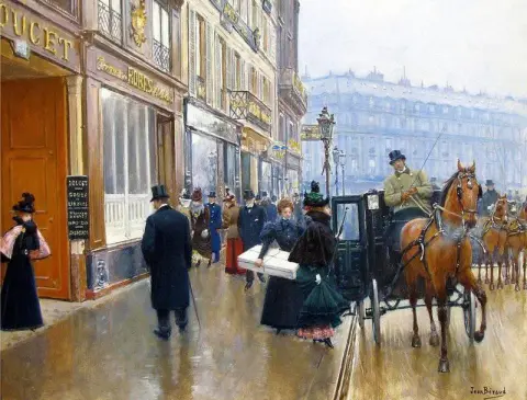 Die Ladenfront von Couturier Doucet