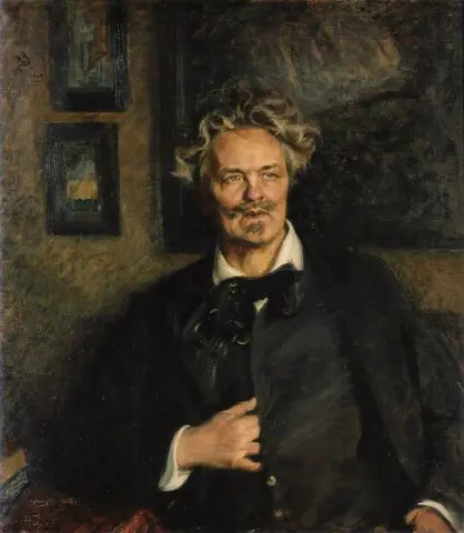 Retrato de agosto Strindberg