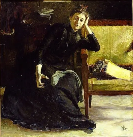 Konstnären Eva Bonnier