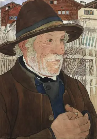 Mati den gamla ringaren från Saviese ca 1909