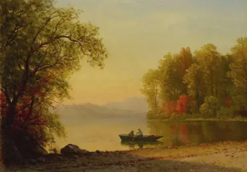 Herfst op het meer, ca. 1860-'70