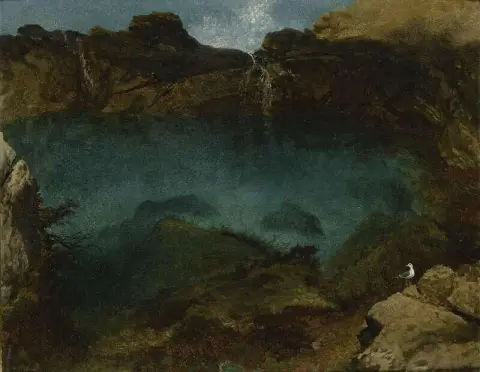 Oceaanzwembad Faralloneilanden, Californië, ca. 1872