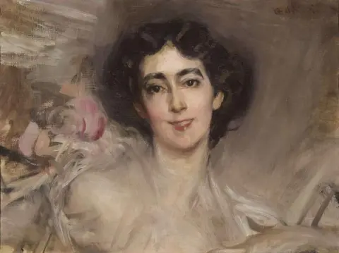 艾拉·德·沃尔夫 (Ella De Wolfe) 的肖像,后来被称为埃尔西 (Elsie) 门德尔夫人 (Lady Mendl)
