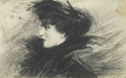 Retrato de Lina Cavalieri Hacia 1901-02