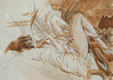 Dama reclinada 1931