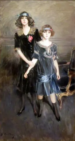 Las señoritas Muriel y Consuelo Vanderbilt 1910-20