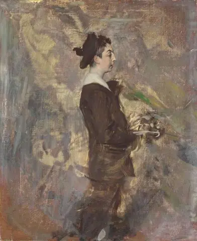 El hijo del artista Ernst-ange Duez Ca. 1895