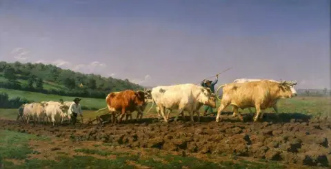 Ploughing In Nevers Also Called The First Dressing