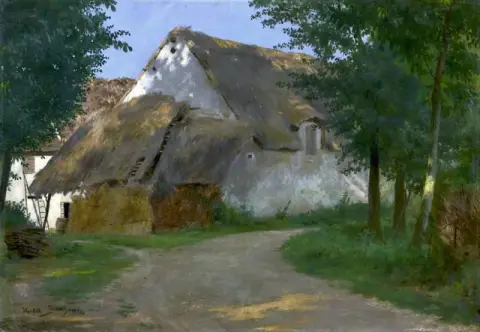 La Granja A La Entrada Del Bosque 1860-80