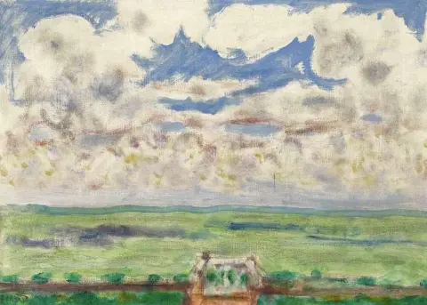 Terras en balkon ca. 1910