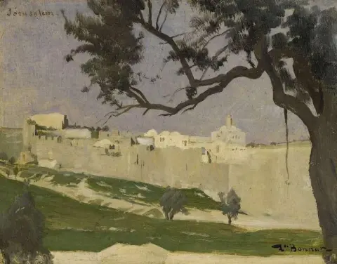 Näkymä Jerusalemista 1868