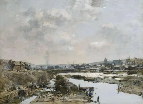 Fecamp. Larriere-port En Construction 1883