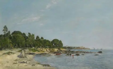 Juan Les Pins La Baie Et Le Rivage 1893
