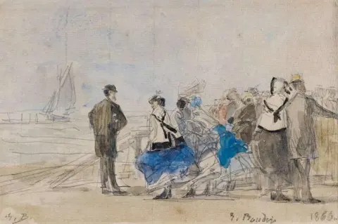 La Jetee De Trouville 1866