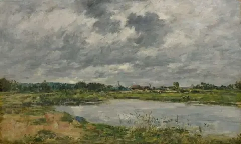 Les Bords De La Touques 1885