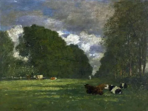 Weide rund um Honfleur ca. 1888-95