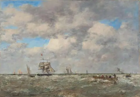 Offenes Meer Les Lamaneurs 1887