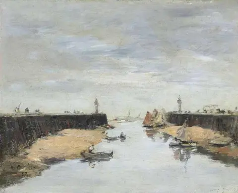 Trouville. Os cais 1882