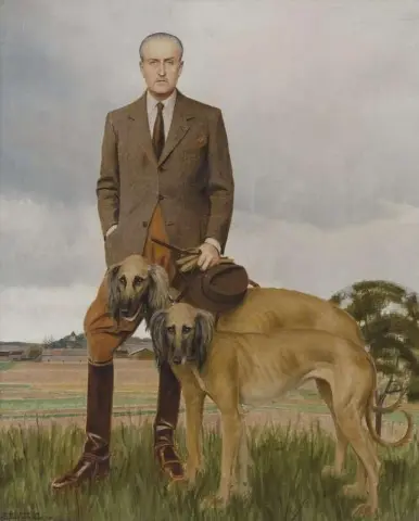 Retrato del escultor estadounidense Herbert Haseltine 1935