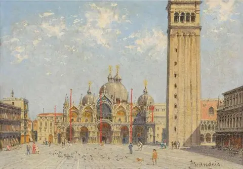 ساحة سان ماركو مع Palazzo Ducale وCampanile
