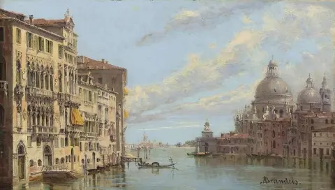 The Entrance To The Grand Canal Venice