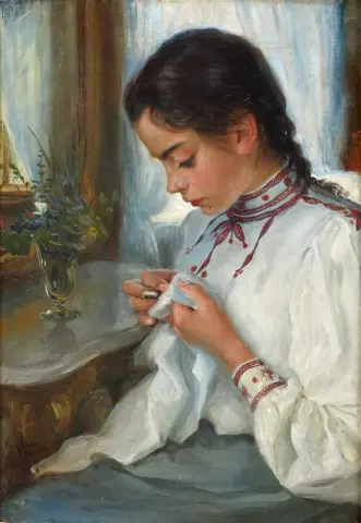 Ritratto di Astrid Brate 1901