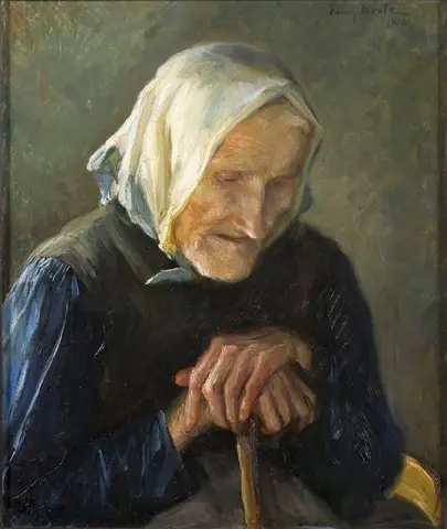 La vecchia cieca