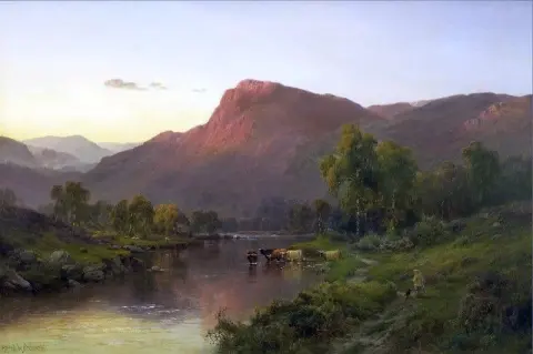 توهج مسائي في Dunkeld N.b