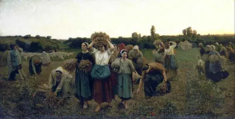 Die Ährenleserinnen rufen