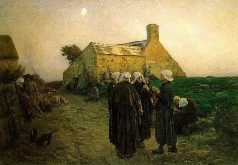 Abend im Weiler Finistère