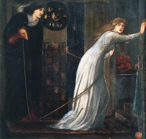 Feria Rosamund y la reina Leonor 1862