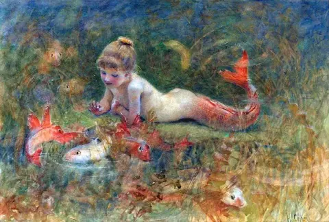 Jovem sereia