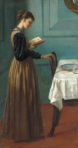 Estudo de uma menina lendo