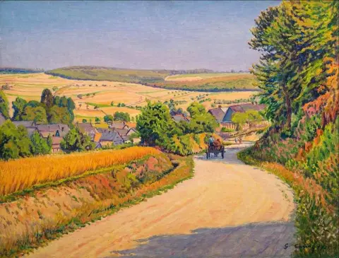 Carrinho no caminho das flores 1929