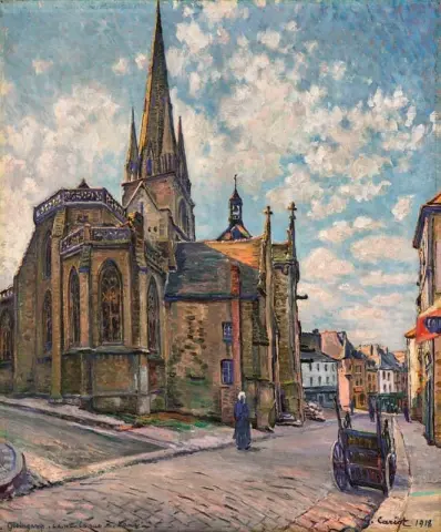 Igreja Guingamp Rue Notre-dame 1918