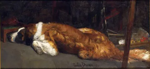 De hond uit het bezoek aan de herstellende 1861